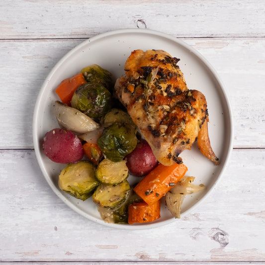 Roast Chicken with Root Vegetables