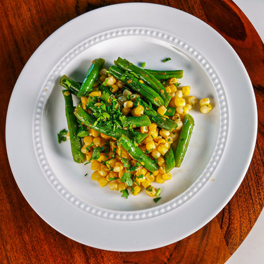 Succotash with Corn and Green Beans